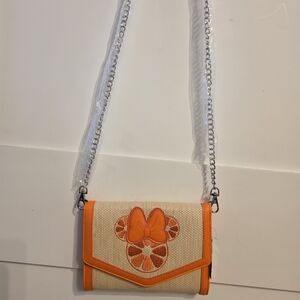 Disney Orange and Cream Crossbody Bag with Playful Design